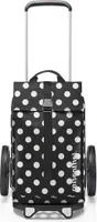 reisenthel citycruiser, Einkaufstrolley mit Tasche, Dots White, 40 L, MJ7073