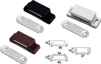 Set von 32 magnetische Schlösser, Weiß