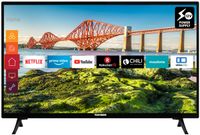 Telefunken XH24J501V 24 Zoll Fernseher (Smart TV inkl. Prime Video / Netflix / YouTube, HD ready, 12 Volt, Works with Alexa, Triple-Tuner)