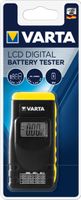VARTA Batterie-/Akku-Tester mit LCD Anzeige schwarz