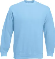 Fruit of the Loom - Classic Set-in Sweat - Sky Blue - XL