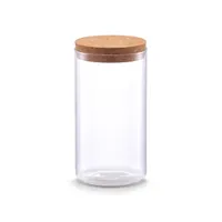 Glasgefäß mit Korkdeckel, 1100 ml