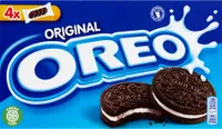 Oreo Original Kakao-Kekse mit Vanille-Geschmack Füllung 176 G (16 Stück)