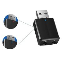 FNCF USB Bluetooth 5.0 Adapter, 3-in-1 Empfänger und Sender
