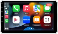 360° Drehbar Bildschirm Carplay 10" Android 13 DAB+ 1DIN Autoradio GPS Navi WIFI Quad Core 2+64G