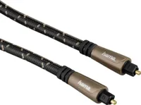Hama 122261 Toslink-Toslink-Glasfaserkabel 0,75 m Schwarz