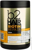 b2Hair BIOTIN REPAIR Maske für stumpfes und geschädigtes Haar, 1000 ml