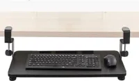 Lovnix - Držák klávesnice - Pro ergonomické, pohodlné a aktivní sezení - Držák na stůl - 65 x 25 x 11 cm - Černá