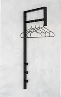 Dom Nordic Clothes Rail Elisabeth Black