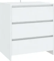 vidaXL Příborník bílý 70x41x75 cm Materiál dřeva