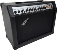 E-Gitarrenverstärker Verstärker für Elektrogitarre 65 Watt Distortion, Echo, AUX, FM, Master