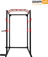 Zoomyo Multifunkční Power Rack Basic od, posilovací stojan pro efektivní procvičení celého těla, vhodné tréninkové vybavení pro začátečníky až po