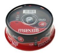 Maxell DVD-R, 4.7 GB, DVD-R, 120 min, Spindel
