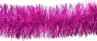Weihnachtsgirlande Lametta 10cm x 3m Fuchsia