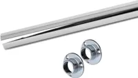 HOOZ Kleiderstange Chrom mit Halterung - 70 cm