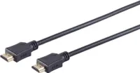 S/CONN maximum connectivity HDMI Anschlußkabel-HDMI A-Stecker auf HDMI A-Stecker, OD 6mm, vergoldete Kontakte, 10,m (77478-10)
