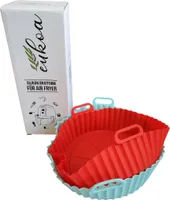 Eukoa Silikonform Heißluftfritteuse Silikon Liner für Air Fryer Heissluftfriteuse Korb