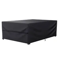 Gartenmöbel Abdeckung Wasserdicht 600D Oxford Gewebe Sofa Tabelle Möbelset Winddicht Schutzhülle Abdeckplane, 200x165x80cm
