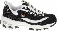 Skechers D'Lites Devoted Fan 13154-BKRG, Sneaker, Damen, Schwarz