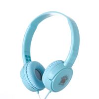 3,5 mm kabelgebundene Over-Ear-Kopfhörer, tragbare Kinder-Musikkopfhörer für MP4 MP3 Smartphone Laptop, Blau