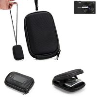 K-S-Trade Hardcase Kamera-Tasche Foto-Tasche kompatibel mit Sony Cyber-shot DSC-WX350 für Kompaktkamera Gürteltasche Case Schutz-Hülle