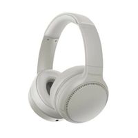 Panasonic RB-M700BE-C - Bezprzewodowe słuchawki Bluetooth (redukcja szumów, wibracje słuchawek, sterowanie głosowe, XBS Bass Boost, kabel 1,2 m, czas pracy baterii do 20 h), białe