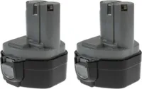 2x Akku für Makita Ni-MH 12V 3300mAh ersetzt 1220, 1222, 1233, 1234, 1235