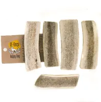 RF-DEER Hirschgeweih SET 5x S 100-200 g 8-10 cm Soft natürliches Geweih, Öko Kausnack für Hunde, gesundes Kauspielzeug, Kauknochen für Genuss
