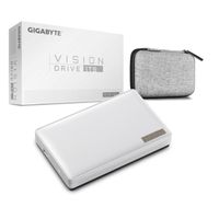 Gigabyte Vision Drive 1TB externe SSD Festplatte (Weiß, 2,5Zoll, Model:GP-VSD1TB)