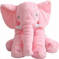 Gustaw Duży Słoń (różowy, 50 cm) - pluszowa przytulanka, pluszowy słoń - słoń XXL, miękki i milutki pluszak, pluszowa zabawka dla dzieci, niemowląt