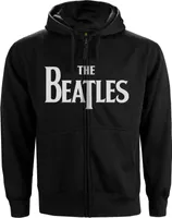 The Beatles - Hoodie mit durchgehendem Reißverschluss für Herren/Damen Uni RO100 (XL) (Schwarz)