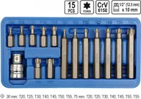 Torx E Profil Bitsatz Nuss Einsätze Ratsche Bit Set 15 tlg