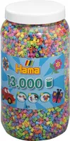Hama - Zažehlovací korálky pastelové 13 000 kusů