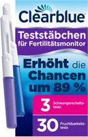 Clearblue Fertility Monitor Testovací tyčinky 30+3 33ks