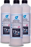 KaiserRein Profi Rohrreiniger extrem stark 3 x 1l (3 l) Abflussreiniger flüssig I kraftvolles Gel gegen Haare, Seife und Fett in Küche, Bad und Dusche chlorfrei