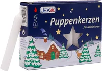Svíčky pro panenky bílé 20 kusů, 10x65mm