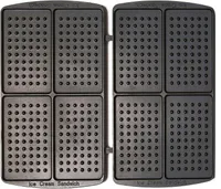 Syntrox Germany Wechselplatten für Multimaker Masto SM-1300W / MM-1400 – Antihaft, Langlebig (Mini Waffeleisen)