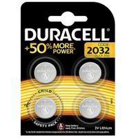Duracell Lithium Button Battery Cr2032 3V Blister * 4