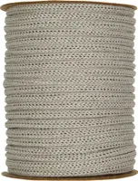 Strickschlauch aus Papiergarn, Rolle à 30 m Grau