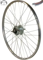 REDONDO 26 Zoll Hinterrad Hohlkammer Felge Silber Shimano Nexus 8