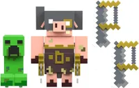 Minecraft Legends Creeper vs Piglin Brute 2er Pack