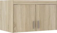 Zweitüriger Schrankaufsatz ADELINA – Breite 90 cm, Sonoma-Eiche