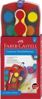 Nepriehľadná farebná škatuľka Faber Castell Connector s 24 žiarivými farbami