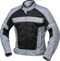 IXS Evo-Air Motorrad Textiljacke, grau/schwarz, XL