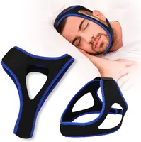 2 kusy Anti Snoring Chin Strap proti chrápaniu Nastaviteľný Anti Snoring Stop Snoring Chin Strap Anti Snoring Chin Strap Snoring Stopper pre mužov a ženy Chin Strap (Blue)
