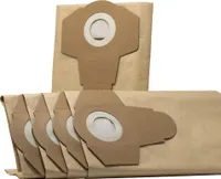 Papierbeutel Papierfilterbeutel 5er Set passend für Scheppach Nass-Trockensauger PN-NTS 20