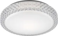 LED Deckenleuchte, Sternenhimmel CCT, D x H 40 x 11 cm