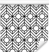 10m VLIES TAPETE Roll Geometrie Moderní ornamenty XXL