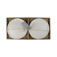 Leeff - Geschenkset Teller 'Lecker &amp; Genießen' - 2er-Set