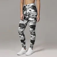 Dámské leginy Urban Classics Ladies Camo Leggings snow camo - L